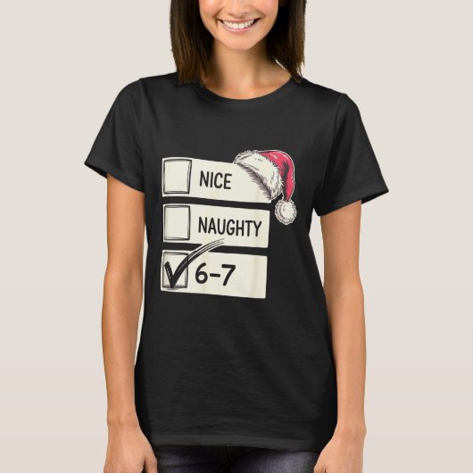 Zes Zeven Leuk Stout 6-7 Jargon T-shirt (Voorkant)