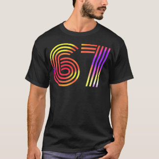Zes Zeven Meme 67 Sporttrui Voor T-shirt