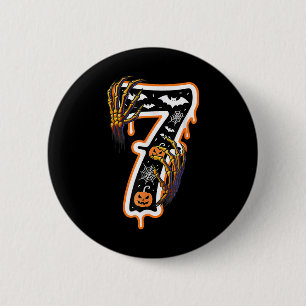 Zes Zeven Meme 6 7 67 Halloween Thanksgiving Koppe Ronde Button 5,7 Cm