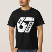 Zes Zeven Meme Grappig 67 T-shirt (Voorkant)