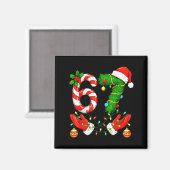Zes Zeven Meme Kerstmis 67 Kerstman Grappige Kerst Magneet (Voorkant / Achterkant)