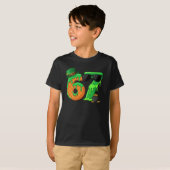 zes zeven meme St. Patrick dag 2026 T-shirt (Voorkant volledig)