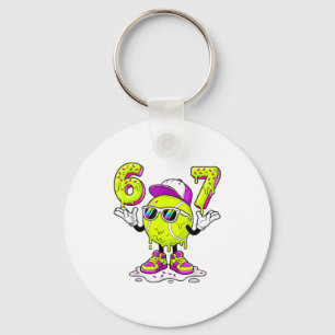 Zes Zeven Meme Tennis Ijs Drip 67 Voor Kinderen B Sleutelhanger