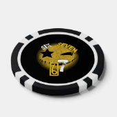 Zes Zeven Poker Chips! Chips (Enkel)