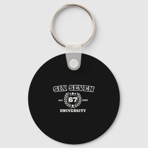 Zes Zeven Universiteit Zes Zeven Bruh 67 Meme Sleutelhanger