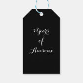 Zes Zeven Verjaardagsambachten Feest, Graffiti Zes Cadeaulabel (Achterkant)