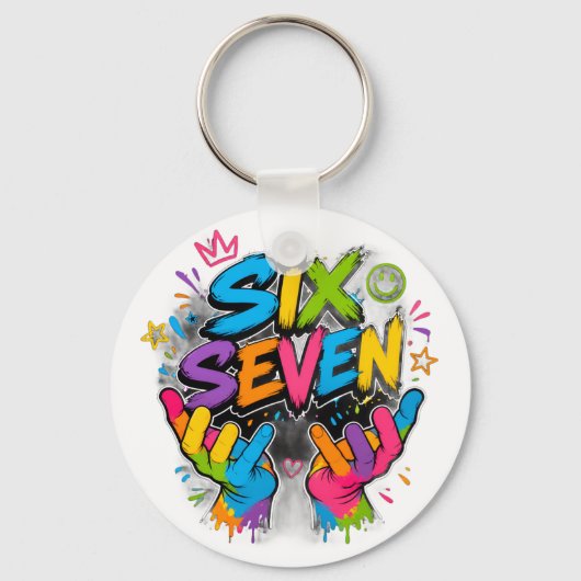 ZES ZEVEN VIBES SLEUTELHANGER (Voorkant)