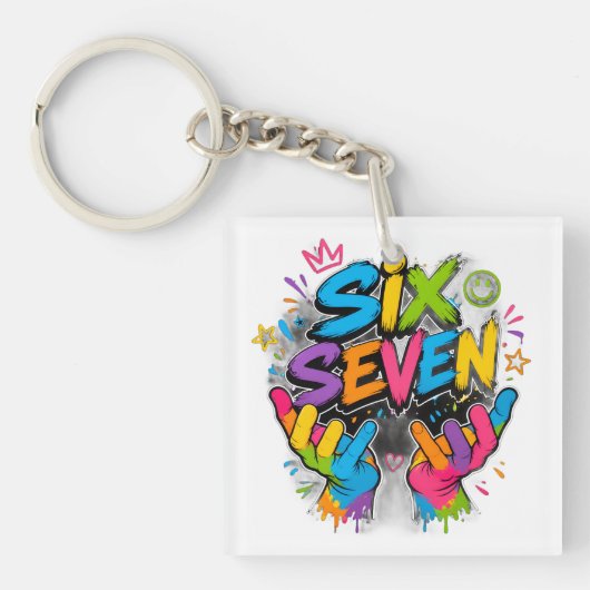 ZES ZEVEN VIBES SLEUTELHANGER (voorkant)