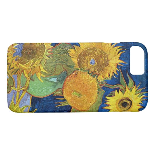 Zes zonnebloemen, Van Gogh Case-Mate iPhone Case (Achterkant (Horizontaal))