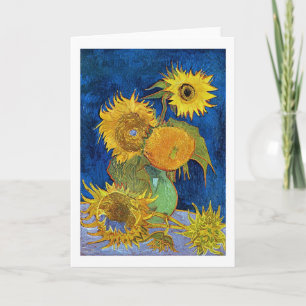 Zes zonnebloemen, Van Gogh Kaart