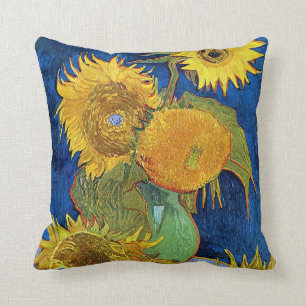 Zes zonnebloemen, Van Gogh Kussen
