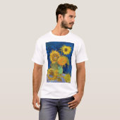 Zes zonnebloemen, Van Gogh T-shirt (Voorkant volledig)