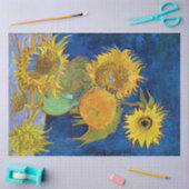 Zes zonnebloemen, Van Gogh Tissuepapier (Craft)