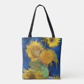 Zes zonnebloemen, Van Gogh Tote Bag (Achterkant)