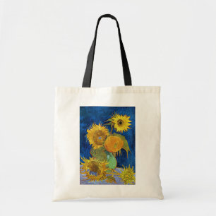 Zes zonnebloemen, Van Gogh Tote Bag