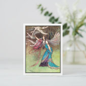 Zes zwemmen door Warwick Goble Briefkaart (Staand voorkant)