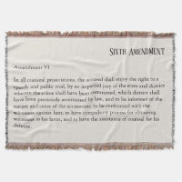 Zesde Amendement Grondwet Bill of Rights