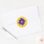Zesde Chakra cadeau - Derde oog Ronde Sticker (Envelop)