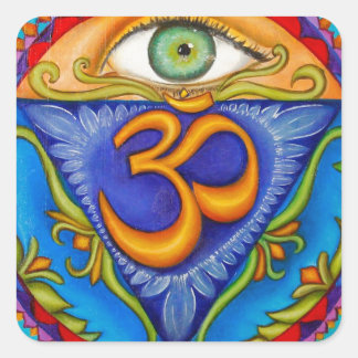 Zesde chakra, Derde oog Vierkante Sticker