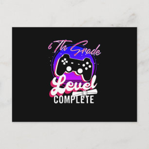 Zesde graad Afstuderen Gamer Afstuderen Briefkaart