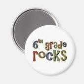 Zesde graad Rocks zesde Magneet (Voorkant / Achterkant)