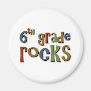 Zesde graad Rocks zesde Magneet