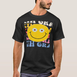 Zesde graad Smile Groovy terug naar school 6e graa T-shirt
