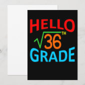 Zesde graad Wiskunde student wiskunde Wiskunde ler Kaart (Voorkant / Achterkant)