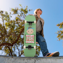 ZESDE GRADE HIER KAN IK grappig schattig MAKEN Persoonlijk Skateboard