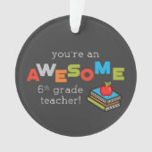 Zesde Grade Onderwijsdag, Geweldige Ornament (voorkant)