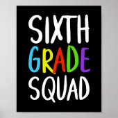 Zesde gradenplein terug naar school poster (Voorkant)