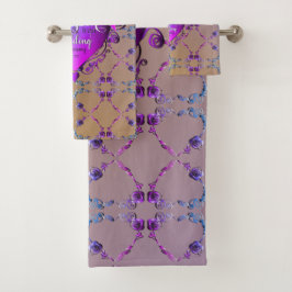 Zesde Jubileum Amethyst Rozen Bad Handdoek