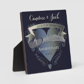 Zesde Jubileum IJzerhart Embleem Fotoplaat (Voorkant)