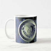 Zesde Jubileum Steampunk Iron Medallion C Koffiemok (Links)