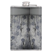 Zesde Jubileum Suiker en strijkijzer Heupfles (Achterkant)