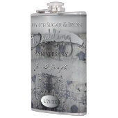 Zesde Jubileum Suiker en strijkijzer Heupfles (Links)