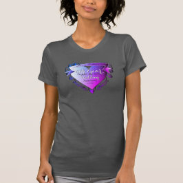 Zesde Jubileum voor bruiloft Amethyst Heart Emblem T-shirt