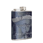 Zesde Jubileum voor suiker en ijzerbruiloft Steamp Heupfles (Rechts)