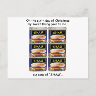 Zesde Kerstdag: Rednek Feestdagenkaart