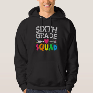 Zesde klas squad terug naar school leraar student  hoodie