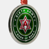 Zesde Leger Metaal Ornament (Rechts)