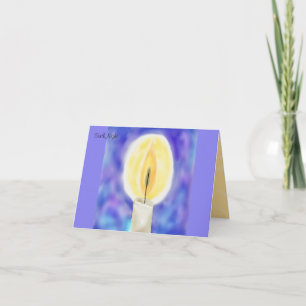 Zesde nachtkaartje feestdagen kaart