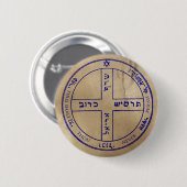 Zesde Pentacle van Jupiter Ronde Button 5,7 Cm (Voorkant /achterkant)