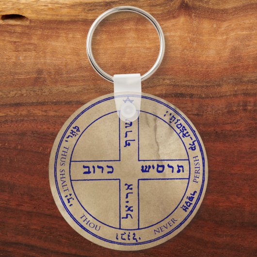 Zesde Pentacle van Jupiter Sleutelhanger (Voorkant)