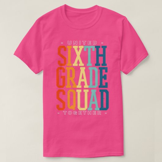Zesde rang t-shirt (Design voorkant)