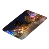 Zesde straat in Dusk in het centrum van Austin, Te Magneet (Linkerzijde)