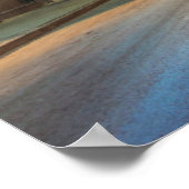 Zesde straat in Dusk in het centrum van Austin, Te Poster (Hoek)