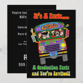 Zesde thema Afstuderen Uitnodiging (Voorkant / Achterkant)