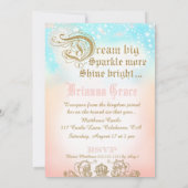 Zesde verjaardag Dream Big Kaart (Achterkant)