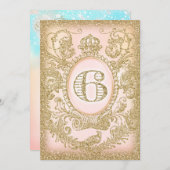 Zesde verjaardag Dream Big Kaart (Voorkant / Achterkant)